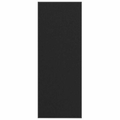 Deurmat 115x300 cm zwart