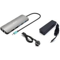 I-tec Metal USB-C Nano 2x Display Docking Station with PD 100 W + Charger 100W - thumbnail