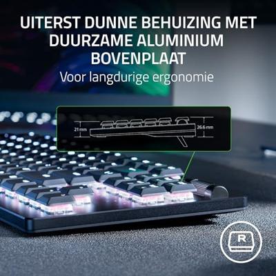 Razer DeathStalker V2 Pro TKL Draadloos Zwart - Razer Linear Optical - thumbnail