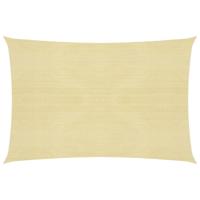 Zonnezeil 160 g/m² 6x7 m HDPE beige - thumbnail