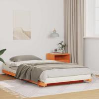 Bedframe Wasbruin 90 x 190 cm Massief grenenhout - thumbnail