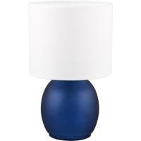 Stijlvolle LED Tafellamp Blauw Glas met E14 Fitting - thumbnail