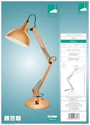 Eglo TafellampBorgillo rose goud - 94704