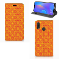 Huawei P Smart Plus | Hoesje met Magneet | Batik Oranje - thumbnail