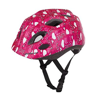 Polisport junigoud fietshelm s 52-56cm love met led licht