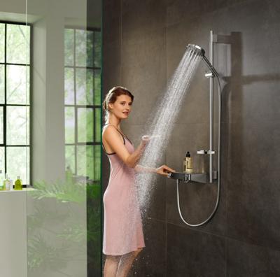 Handdouche HansGrohe Raindance Select S PowderRain 120 3jet Chroom Handdouche HansGrohe Raindance Select S PowderRain 120 3jet Chroom
