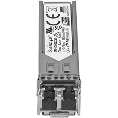 .com MSA conform Gigabit glasvezel SFP module - Single mode SFP transceiver - 1000BASE-ZX - SM LC - 80 km - 1550nm - SFP (mini-GBIC) transceivermodule