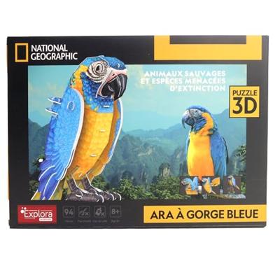 3D Puzzel - Papegaai - Constructiespel - EXPLORA - Vogel - 94 stukjes - Vanaf 8 jaar