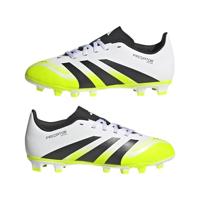 adidas Predator Club Gras / Kunstgras Voetbalschoenen (MG) Kids Wit Zwart Neongeel - thumbnail