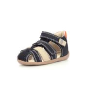 Leren babysandalen Bipod 927260-10-103 KICKERS® marineblauw - thumbnail