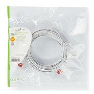 CAT6 UTP-Netwerkkabel Plat | RJ45 Male - RJ45 Male | 10,0 m | White - thumbnail