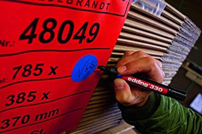 Permanente markeerstift Edding 330 Groen (10 Stuks) Permanente markeerstift Edding 330 Groen (10 Stuks)