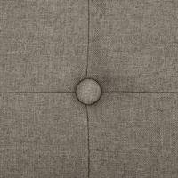 Opbergbank inklapbaar kunstlinnen taupe - thumbnail