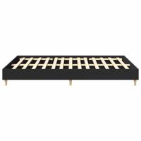 Bedframe zonder matras 140x200 cm spaanplaat zwart - thumbnail