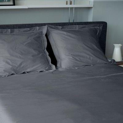 Dommelin Dommelin Dekbedovertrek Cortina Percal 200TC Olifantgrijs-Olifantgrijs 260x200/220