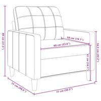 3-delige Loungeset met kussens en bolsters fluweel donkergrijs - thumbnail