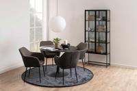 Sohome Ronde Eettafel 'Elsa' 110cm, kleur Zwart - thumbnail