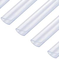 VidaXL 100 st schuttingstrookklemmen pvc transparant - thumbnail