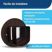 Verlengtunnel voor deur - PETSAFE - MICROSHIP - Bruin - thumbnail