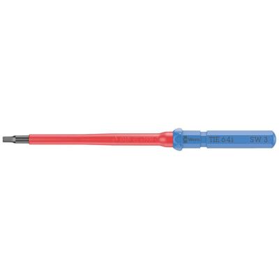 Wera Kraftform Kompakt VDE 64 i 3,0 x 157 mm TIE Elektronica Inbus Verwisselbare kling 3.0 mm Wera Kraftform Kompakt VDE 64 i 3,0 x 157 mm TIE Elektronica Inbus Verwisselbare kling 3.0 mm