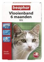 Beaphar vlooienband kat wit - thumbnail