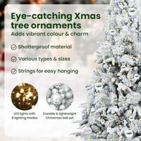 VidaXL Kunstmatige inklapbare kerstboom wit 150 cm pe en pvc - thumbnail