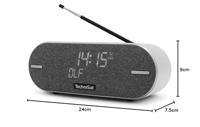 TechniSat DIGITRADIO BT 2 Radio DAB+, VHF (FM) Bluetooth, DAB+, FM Lichtgrijs - thumbnail