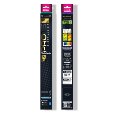 Lumenize pro t5 uvb kit shadedweller 7% uvb 8 watt Arcadia Aquadistri - Aquadistri
