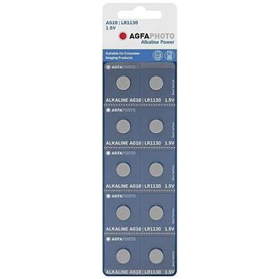 AgfaPhoto Knoopcel LR54 1.5 V 10 stuk(s) Alkaline AG10