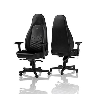 Noblechairs Icon echt leer zwart - thumbnail
