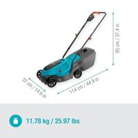 GARDENA EasyMax 32/18V Ready-To-Use Accu-grasmaaier Accu Instelbare maaihoogte 18 V Snijbreedte max. 32 cm - thumbnail
