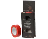 Decoris Raamtape rol 2x1000cm rood 2st - thumbnail