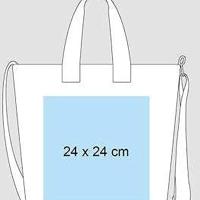 Atlantis BG673 Canvas Day Bag - Black - 38 x 40 x 14 cm - thumbnail