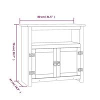Tv-meubel Mexicaans grenenhout Corona-stijl 80x43x78 cm - thumbnail
