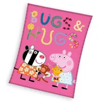 Peppa Pig Coral fleece deken bugs- 110 x 140 cm - thumbnail