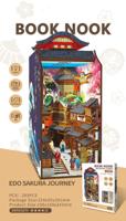PlayfulMario 3D Booknook Edo Sakura Journey DIY Houten Bouwpakket met LED lamp 293 Onderdelen Modelbouw - thumbnail