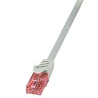 LogiLink CQ2012U CAT6 U/UTP patchkabel PrimeLine AWG24 LSZH grijs 0,25m - thumbnail