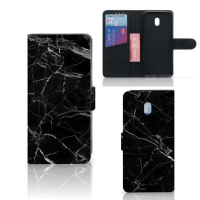 Xiaomi Redmi 8A | Bookcase | Marmer Zwart - Origineel Cadeau Vader