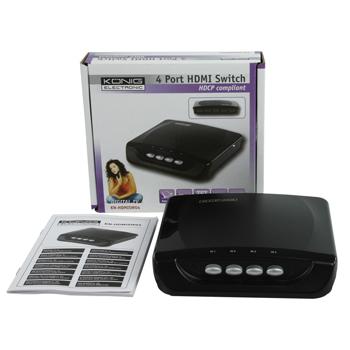 HDMI switch 4-poorts