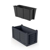 Bama Kit Arredo Plantenbak 80x42.5x42 cm Antraciet - thumbnail