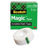 Scotch plakband Magic Tape ft 19 mm x 33 m - thumbnail
