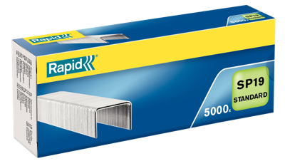 Rapid nietjes SP19, gegalvaniseerd, doos van 5.000