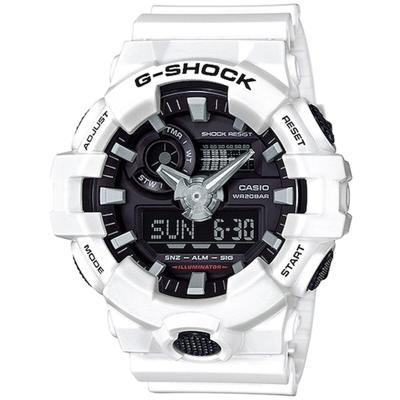 Casio G-Shock GA-700-7ADR (G742) Zwart (Ø 53 mm) Heren horloge