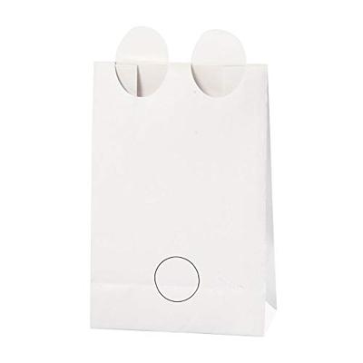 Creativ Company Papieren zakken, ijsbeer, h: 18 cm, afm 6x12 cm, 80 gr, wit, 6 stuk/ 1 doos