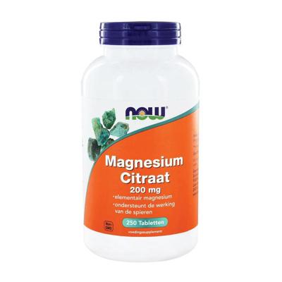 Magnesium Citraat Now | Now Foods | 60 Magnesium Citraat Now | Now Foods | 60