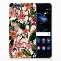 Huawei P10 Plus | TPU Case | Flowers - thumbnail