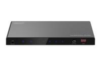 Digitus DS-55340 4 poorten HDMI-splitter Individueel schakelbaar, LED-weergave, Met status-LEDs, Ultra HD-geschikt, Voor intern gebruik, Met metalen behuizing - thumbnail