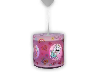 Niermann Draaibare hanglamp Paw Patrol, in hoogte verstelbaar (Lichtroze)