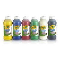 Crayola vingerverf afwasbaar, 6 kleuren - thumbnail