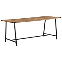 Eettafel 180x90x75 cm massief mangohout - thumbnail